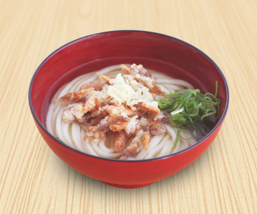 小エビ天うどん　320円