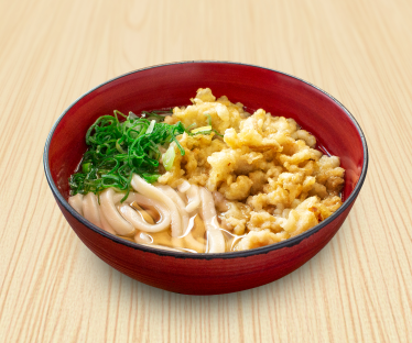 とりかわ天うどん　480円