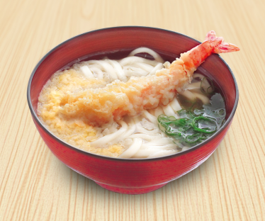 大えび天うどん　590円